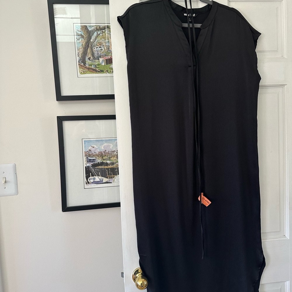 Banana Republic Black Midi Dress